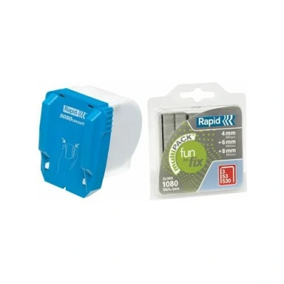 Image de Rapid Agrafes, cassette d&#039;agrafes 5080e, pack de 3