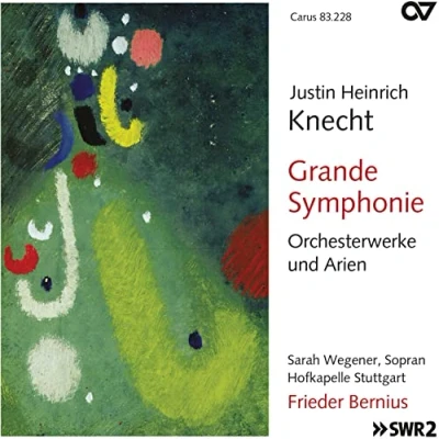 Afbeelding van Sarah Wegener, Hofkapelle Stuttgart, Frieder Bernius Knecht: Grande Symphonie, Orchestral Works And Arias (CD)
