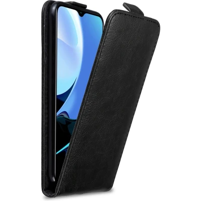 Afbeelding van Cadorabo Hoesje geschikt voor Xiaomi RedMi 9T / POCO M3 in ZWARTE NACHT Beschermhoes flip design Case Cover met magnetische sluiting
