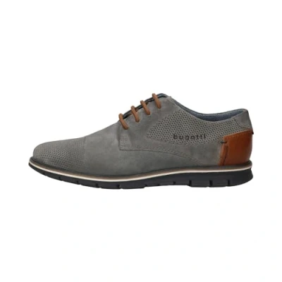 Afbeelding van bugatti Sportieve veterschoenen grey, Heren, Maat: 46, Grey Veloursleer