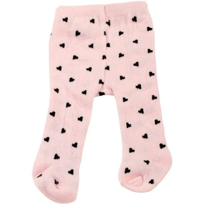 Afbeelding van Götz poppenmaillot hartjes roze m en xl