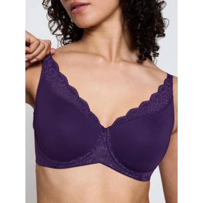 Afbeelding van Triumph Amourette Beugel BH, Dames, Maat: 85E, Royal purple