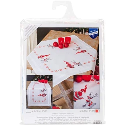Afbeelding van Vervaco Tafelkleed Kerstkabouters 0150474