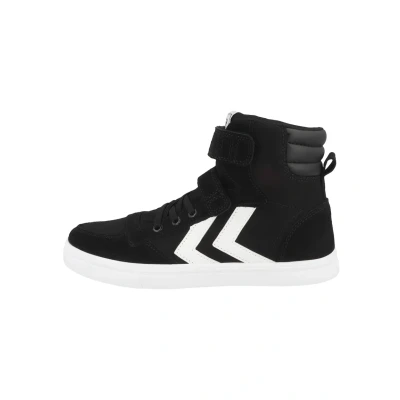 Afbeelding van Hummel Sneakers hoog voor kinderen, Maat: 34, Black Leer en textiel