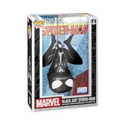 Afbeelding van Funko Pop Figuur Comic Cover Black suit Spider Man