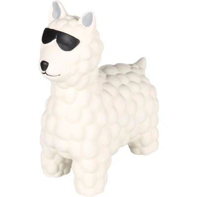 Afbeelding van Flamingo Dembu Speelgoed Honden Hs Latex Lama S Wit 6,5x13,3x15,1cm 1st 138901