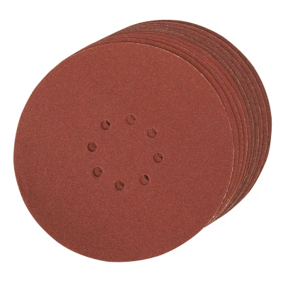Afbeelding van Silverline Schuurschijf 225mm K80 Klittenband 10stuks