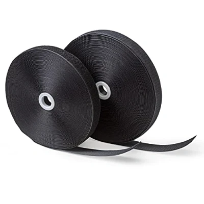 Afbeelding van IPEA Naaiband, 20 mm, zwart, Ben 25 m lang, naaiband (niet klevend), extra sterke band voor woninginrichting, kleding touw haak en ring