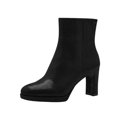 Afbeelding van Tamaris Essentials Dames Laarzen BLACK STRUCT. Maat 36