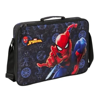 Afbeelding van Schooltas Spider Man Attack Zwart 38 x 28 6 cm