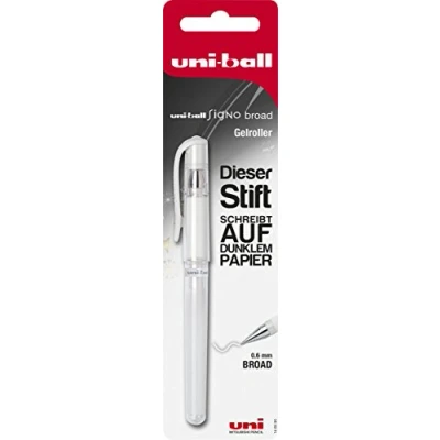Afbeelding van Faber Castell 146895 rollerball Signo Uni Ball UM 153, punt: 0,6 mm wit