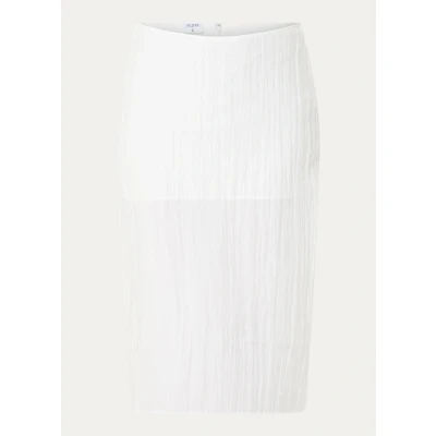 Afbeelding van Filippa K Crinkle Skirt Plooirok, Dames, Maat: 34, White