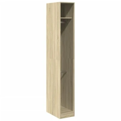 Afbeelding van vidaXL Kledingkast 30x50x200 cm bewerkt hout sonoma eikenkleurig