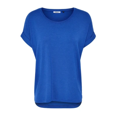 Afbeelding van ONLY Moster Oneck NOOS JRS Tshirt basic, Dames, Maat: XS, Royal