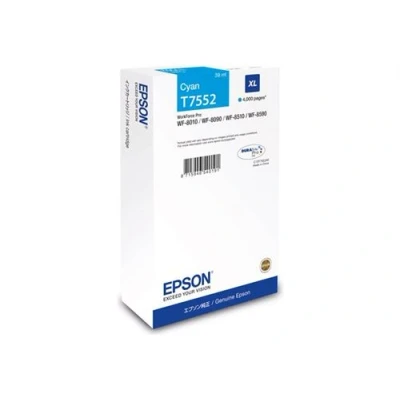 Afbeelding van Epson C13T75524N inktcartridge 1 stuk(s) Origineel Hoog (XL) rendement Cyaan