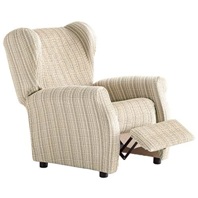 Afbeelding van Martina Home Mejico fauteuilhoes, elastisch, relax, 32 x 42 8 cm, beige