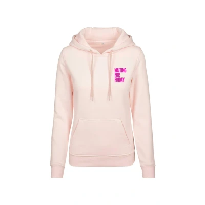 Afbeelding van Mister Tee Waiting FOR Friday Hoodie, Dames, Maat: XL, Pink