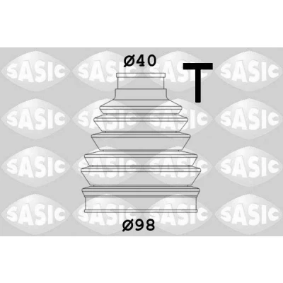 Afbeelding van SASIC 2933023 Aandrijfashoes Wielzijde Thermoplastic PEUGEOT: 407 SW, 307 CC, Hatchback