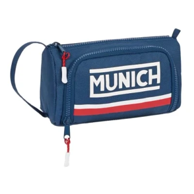 Afbeelding van Schoolpennenzak Munich Soon Blauw (20 x 11 8.5 cm)