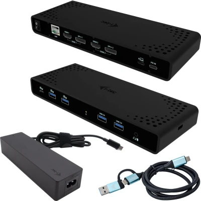 Afbeelding van i tec Universal Dual 4K Display DockingStation PD 85W + USB C Charger 100W