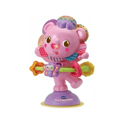 Afbeelding van VTech Baby Draai &amp; Dans Leeuw Educatief Babyspeelgoed Muziek en Geluiden Van 6 tot 24 Maanden Roze