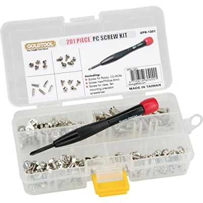 Afbeelding van InLine PC Builder Kit semi 201 stuks, onderdelen gereedschap