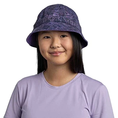 Afbeelding van BUFF® Sun Bucket Hat KASAI VIOLET Zonnehoed Zonbescherming Kids