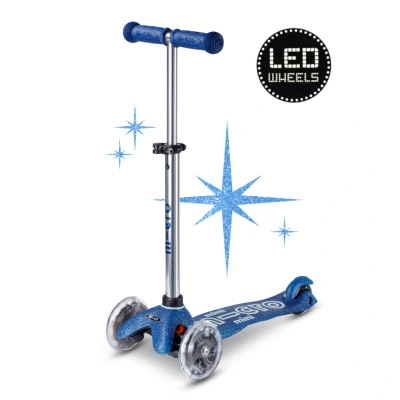 Afbeelding van Micro Step Mini Deluxe Glitter LED Blauw