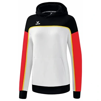 Afbeelding van CHANGE by erima sweatshirt met capuchon dames wit/zwart/rood / 34