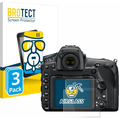 Afbeelding van BROTECT Screenprotector voor Nikon D850 Folie Beschermfolie Beschermglas transparant (3 Stuks)