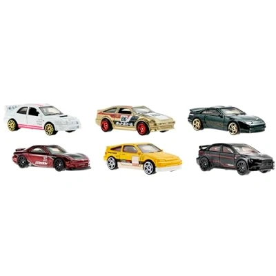 Afbeelding van Mattel Hot Wheels Legends Tour Themed 6 speelgoedvoertuigen