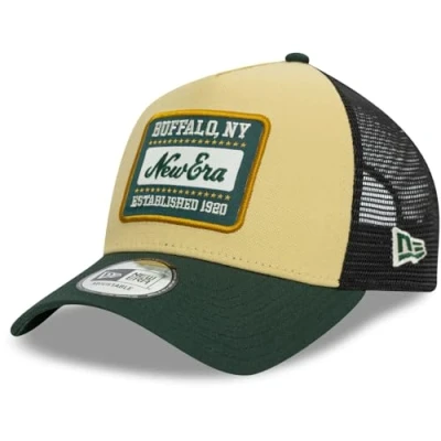 Afbeelding van New Era Aframe Trucker Pet, Heren, Maat: One Size, Beige
