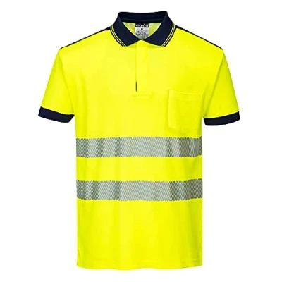 Afbeelding van PW3 Hi Vis Poloshirt Korte Mouw maat Large, YeNa