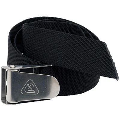 Afbeelding van Cressi Gewichtsriem W/plastic gesp riem met vliegtuiggesp, uniseks, volwassenen, zwart, effen