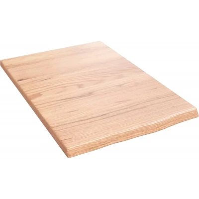 Afbeelding van vidaXL Wastafelblad 40x60x2 behandeld massief hout lichtbruin