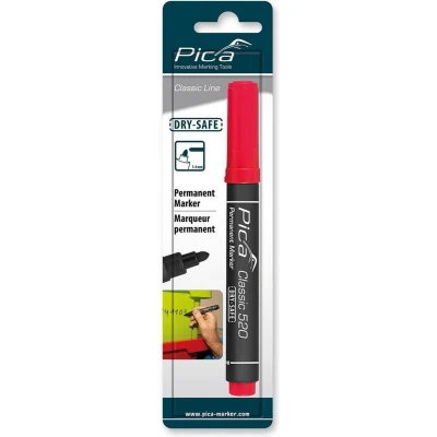 Afbeelding van Pica 520/40 Permanent Marker 1 4mm Ronde Punt Rood