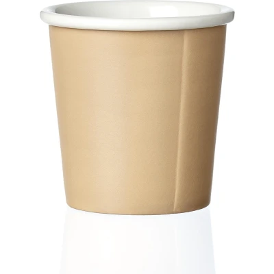 Afbeelding van Viva Scandinavia Espresso kopje Papercup Anna Warm Sand 80 ml