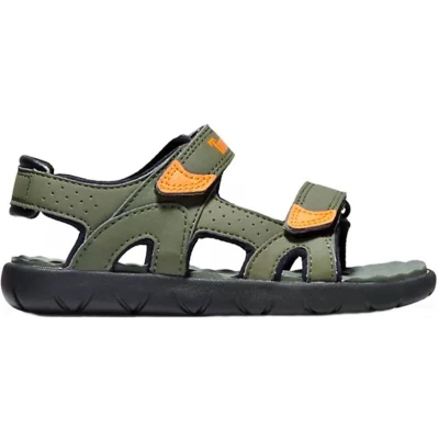 Afbeelding van Timberland Perkins ROW 2 Strap Outdoorsandalen voor kinderen, Maat: 30, Dark green Imitatieleer/ textiel