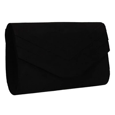 Afbeelding van SwankySwans Samantha clutch voor dames, zwart.