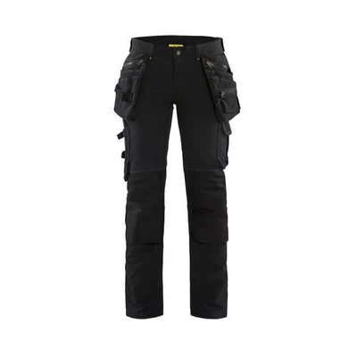 Image de Pantalon artisan stretch 4D femme noir Blåkläder