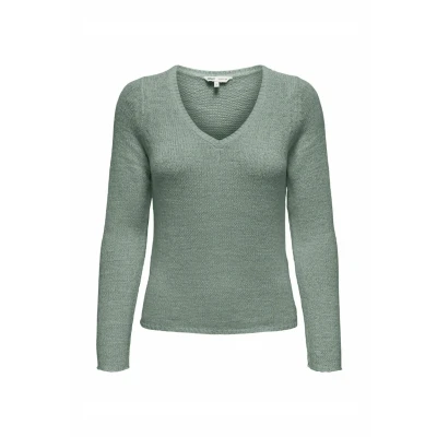 Afbeelding van ONLY Onlgeena V NECK Trui, Dames, Maat: XS, Pad