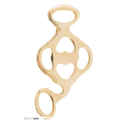 Image de F.R.A. Hackamore Set Love Jeu Laiton 10cm