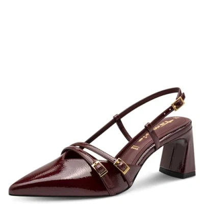 Afbeelding van Tamaris Hoge hakken, Dames, Maat: 40, Merlot patent Kunststof