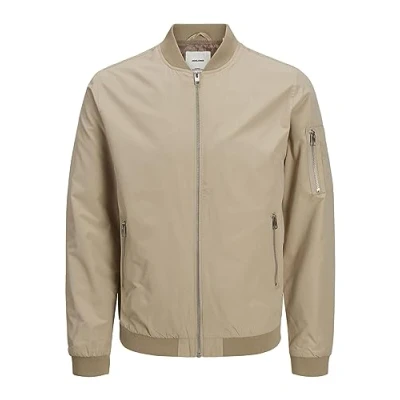 Image de JACK &amp; JONES Blouson aviateur Homme Jjerush Bomber Noos, Crockery, XL