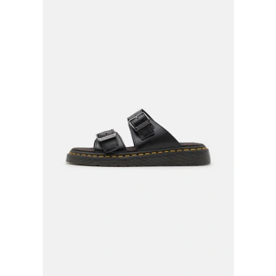 Afbeelding van Dr. Martens Josef Unisex Muiltjes black, Maat: 36, Black Leer