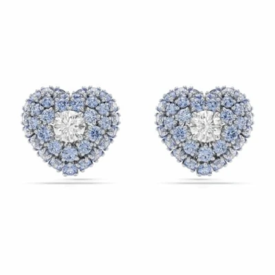 Afbeelding van Swarovski dames Hyperbola oorstekers met kristal in de kleur Zilver