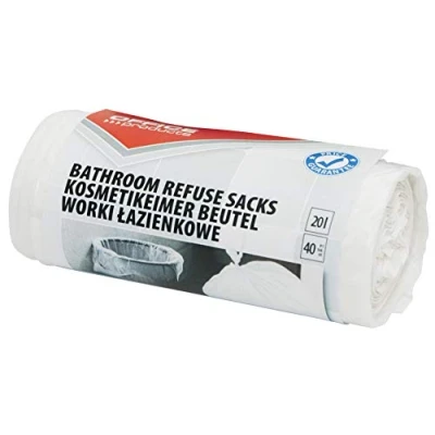 Afbeelding van OFFICER PRODUCTS 40 vuilniszakken voor huishoudelijk afval 20 liter wit 22025169 14