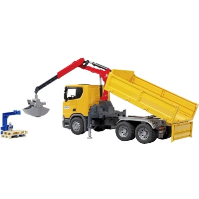 Afbeelding van Bruder 03551 Scania Super 560R Bouwvrachtwagen met Accessoires