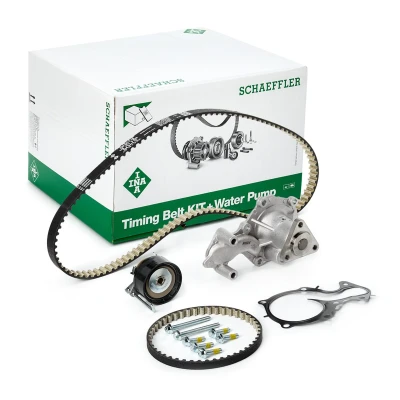 Afbeelding van INA 530 0701 30 waterpomp + Distributieriem Set Met FORD: FIESTA 6, C Max 2, FOCUS 3