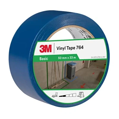 Afbeelding van 3M Vinyltape 764 algemeen gebruik, blauw, 50 mm x 33 m